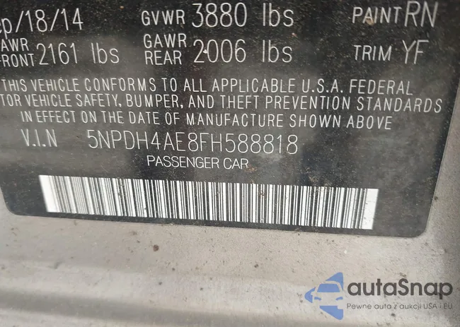 5NPDH4AE8FH588818: 43117370