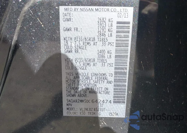 5N1AR2MM5DC642474: 43117399