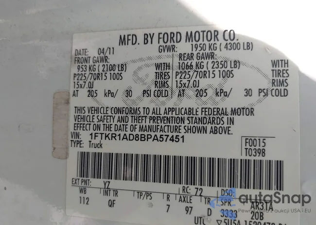 1FTKR1AD8BPA57451: 43117572