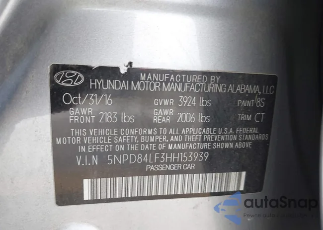 5NPD84LF3HH153939: 43116715