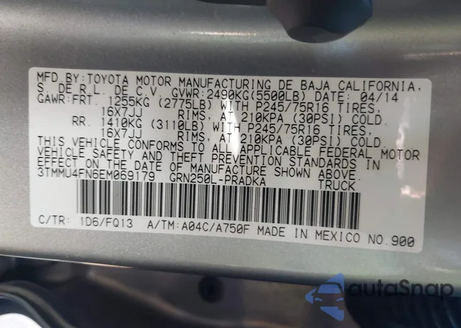 3TMMU4FN6EM069179: 43116824