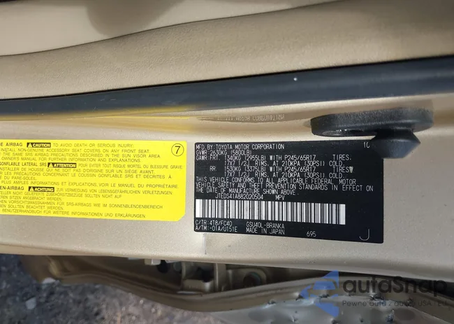 JTEDS41A882020504: 43118116