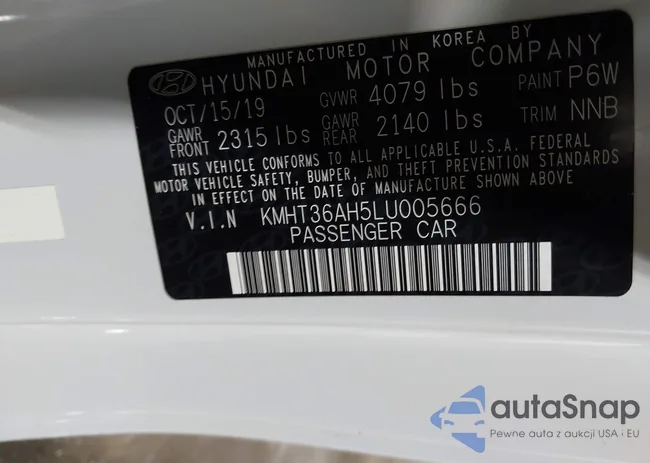 KMHT36AH5LU005666: 43118415