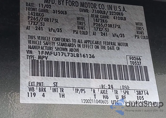 1FMFU17L73LB16136: 43117761