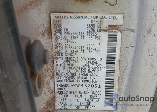 1N6AD06WX5C457051: 43117916