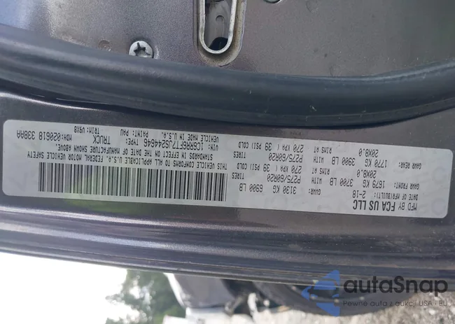 1C6RR6FT7JS244646: 43119344