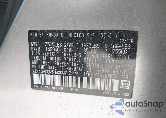 3HGGK5H8XKM713229: 43119446