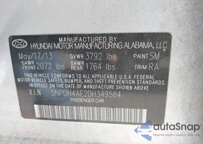 5NPDH4AE2DH349584: 43119498