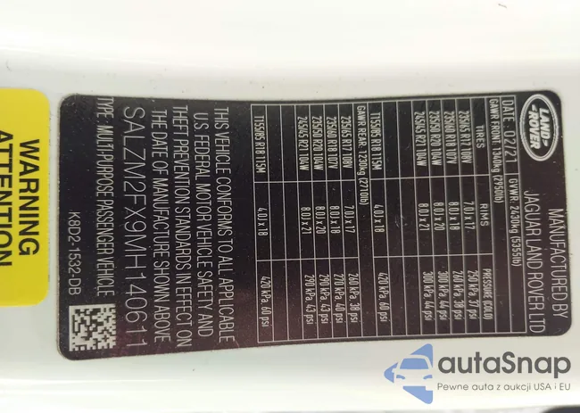 SALZM2FX9MH140611: 43120268