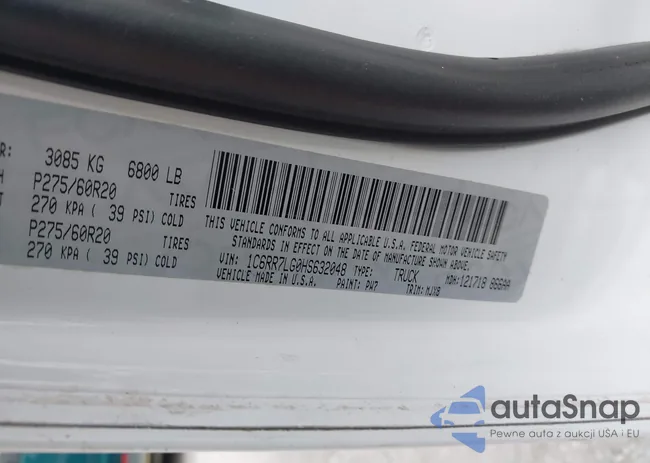 1C6RR7LG0HS632048: 43120350