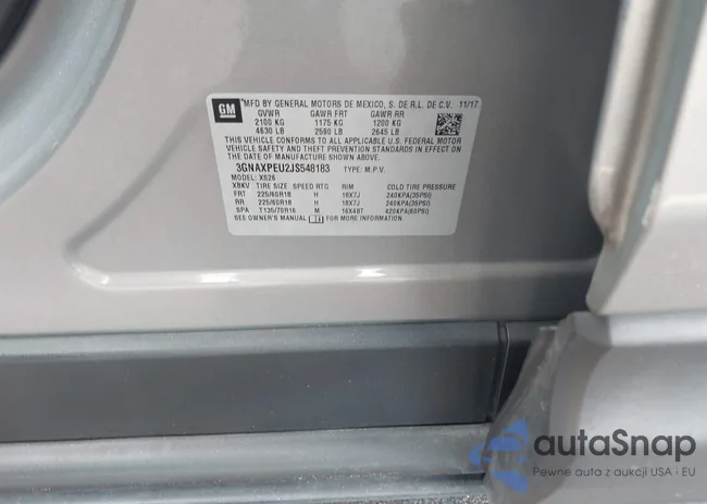 3GNAXPEU2JS548183: 43120373