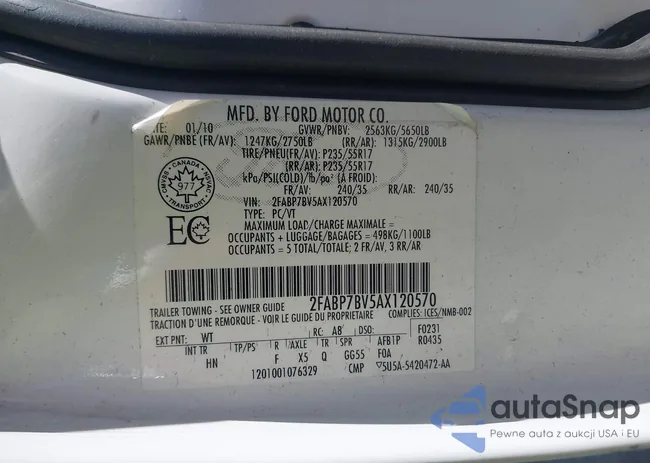 2FABP7BV5AX120570: 43120509