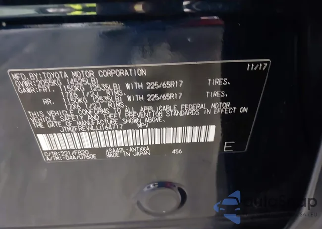 JTMZFREV4JJ164717: 43119731