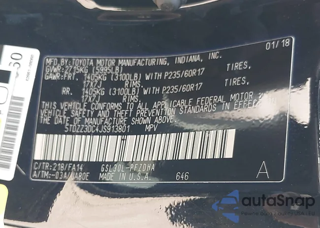 5TDZZ3DC4JS913801: 43119819