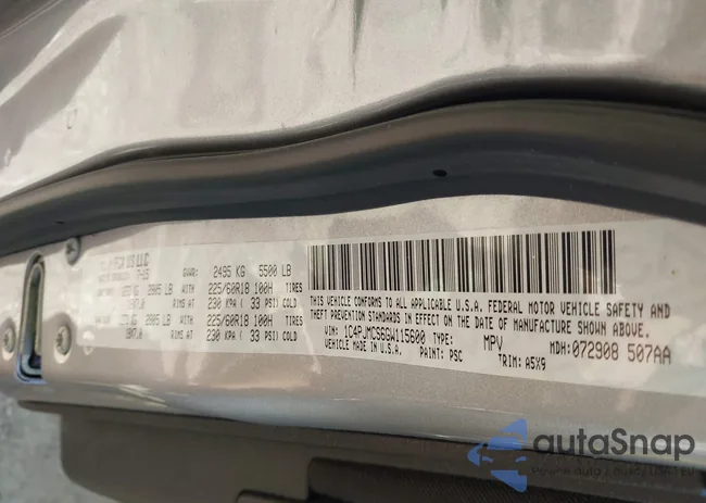 1C4PJMCS6GW115600: 43119870