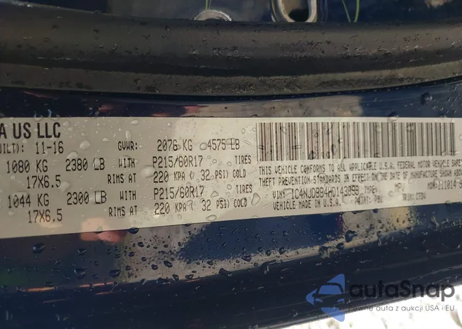 1C4NJDBB4HD143899: 43120003