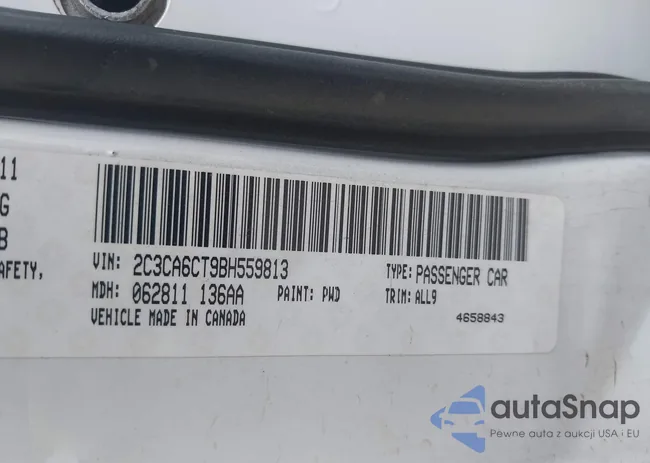 2C3CA6CT9BH559813: 43121223