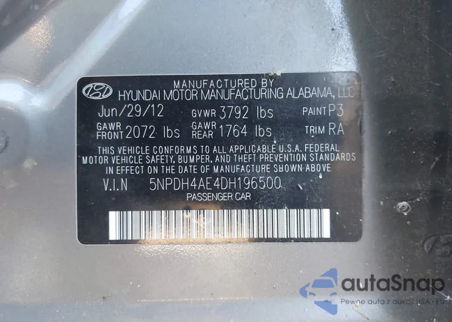 5NPDH4AE4DH196500: 43121443