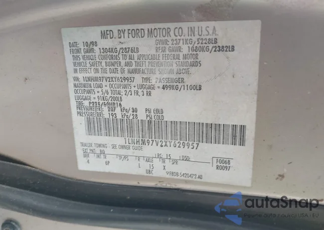 1LNHM97V2XY629957: 43121475