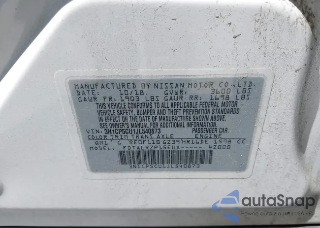 3N1CP5CU1JL540873: 43120780