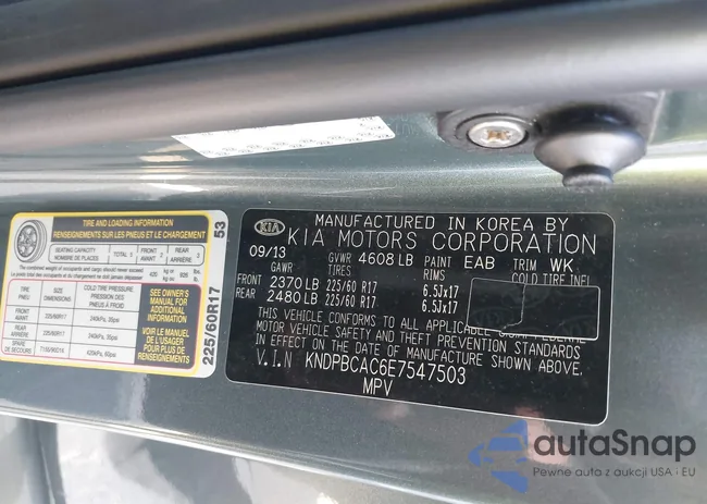 KNDPBCAC6E7547503: 43120850