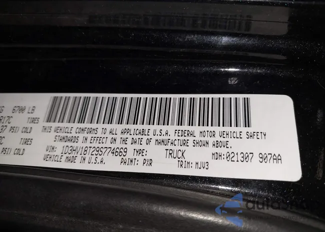 1D3HV18T29S774669: 43122113