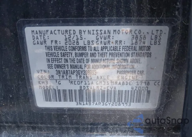 3N1AB7AP3GY208993: 43122471