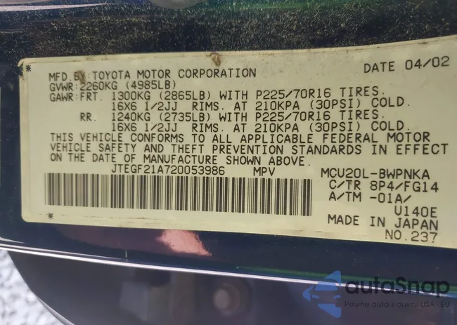 JTEGF21A720053986: 43122626