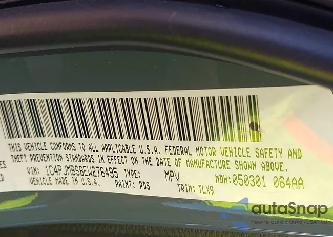 1C4PJMBS8EW276495: 43121738