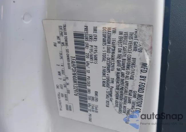 1FAHP3FN4AW132976: 43121939