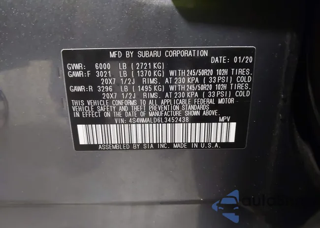 4S4WMALD6L3452438: 43123130