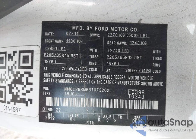 NM0LS6BN6BT073262: 43123207