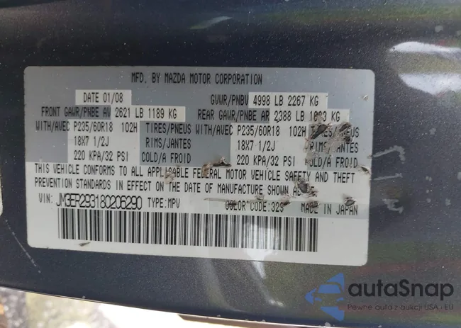 JM3ER293180206290: 43123209