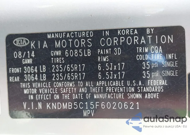 KNDMB5C15F6020621: 43123301