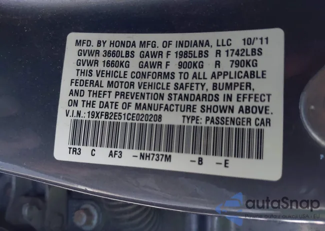 19XFB2E51CE020208: 43123513