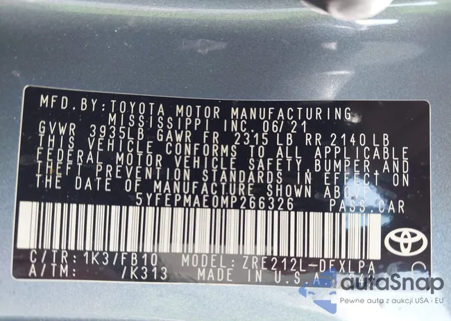 5YFEPMAE0MP266326: 43122861