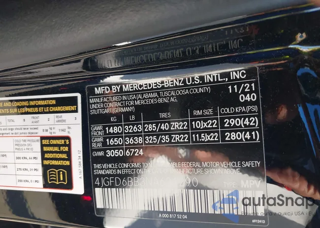 4JGFD6BB3NA631290: 43122880