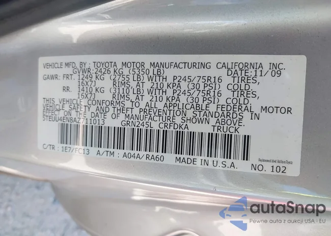 5TEUU4EN8AZ711013: 43124311