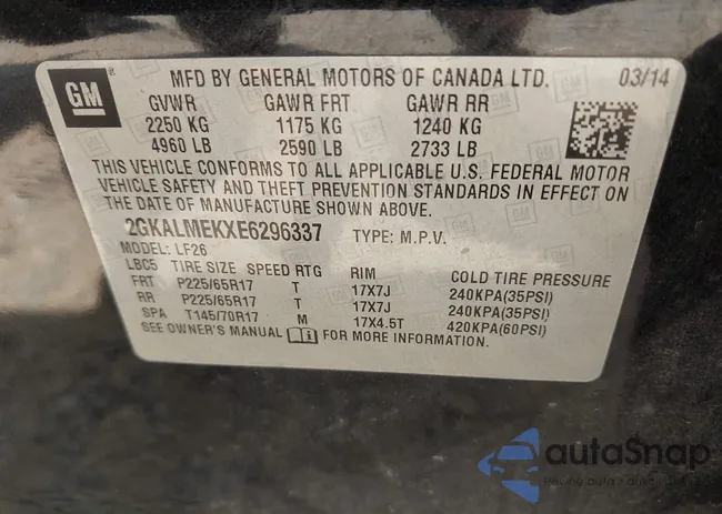 2GKALMEKXE6296337: 43124444