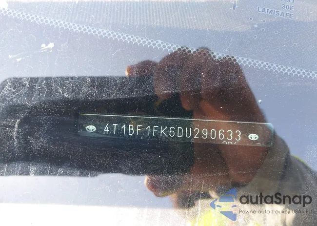 4T1BF1FK6DU290633: 43124457