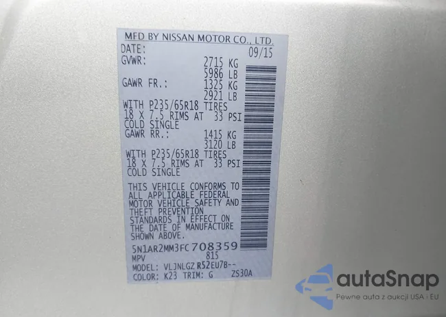 5N1AR2MM3FC708359: 43124469