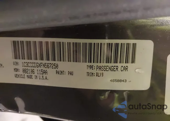 1C3CCCDGXFN567250: 43124514