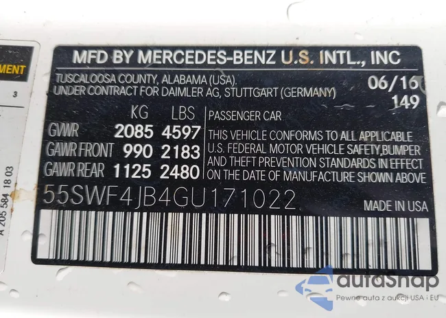 55SWF4JB4GU171022: 43124573