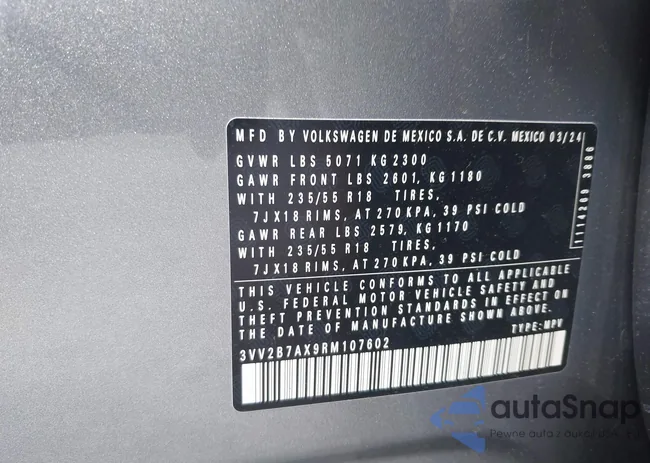 3VV2B7AX9RM107602: 43125189