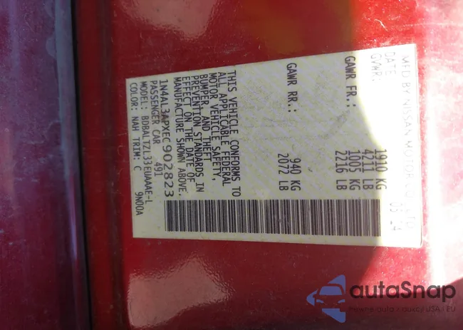 1N4AL3APXEC902823: 43125295