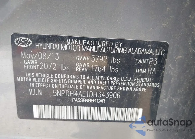 5NPDH4AE1DH343906: 43125545