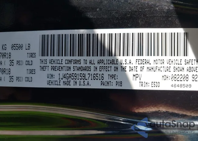 1J4GA59159L716516: 43125660