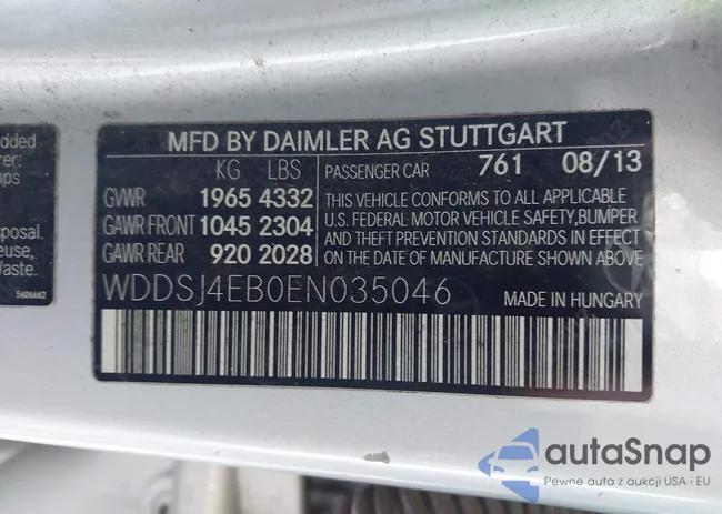 WDDSJ4EB0EN035046: 43124677