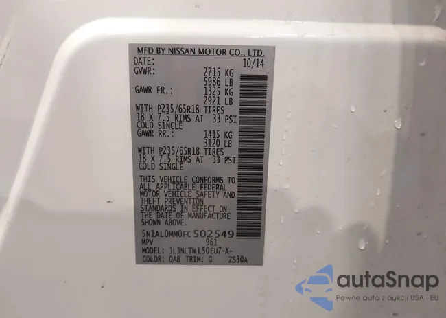 5N1AL0MM0FC502549: 43124736