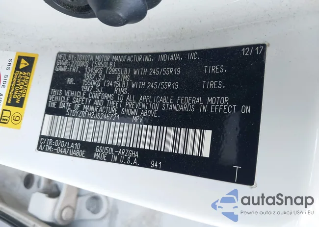 5TDYZRFH2JS246721: 43124794